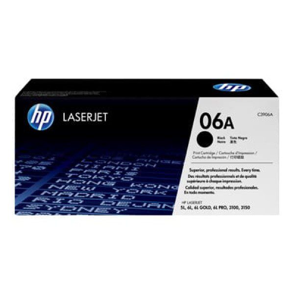 Original HP 06A Standard Yield Black Toner Cartridge